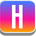 White H House of Math logo on multicolored square