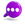 Purple speech balloon chat icon