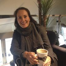 Having a coffee with math student Vibeke Gwendoline Fængsrud