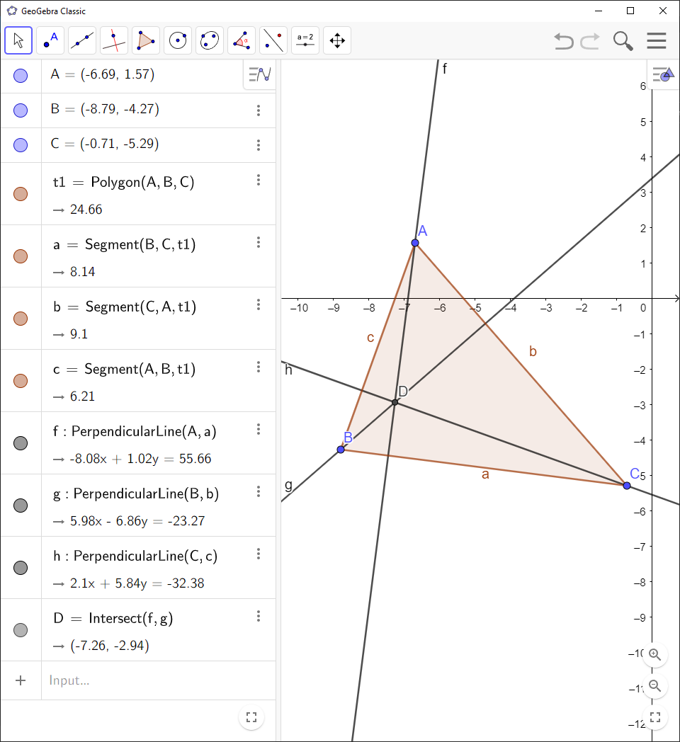 How to Find Orthocenter and Altitudes with GeoGebra | House of Math