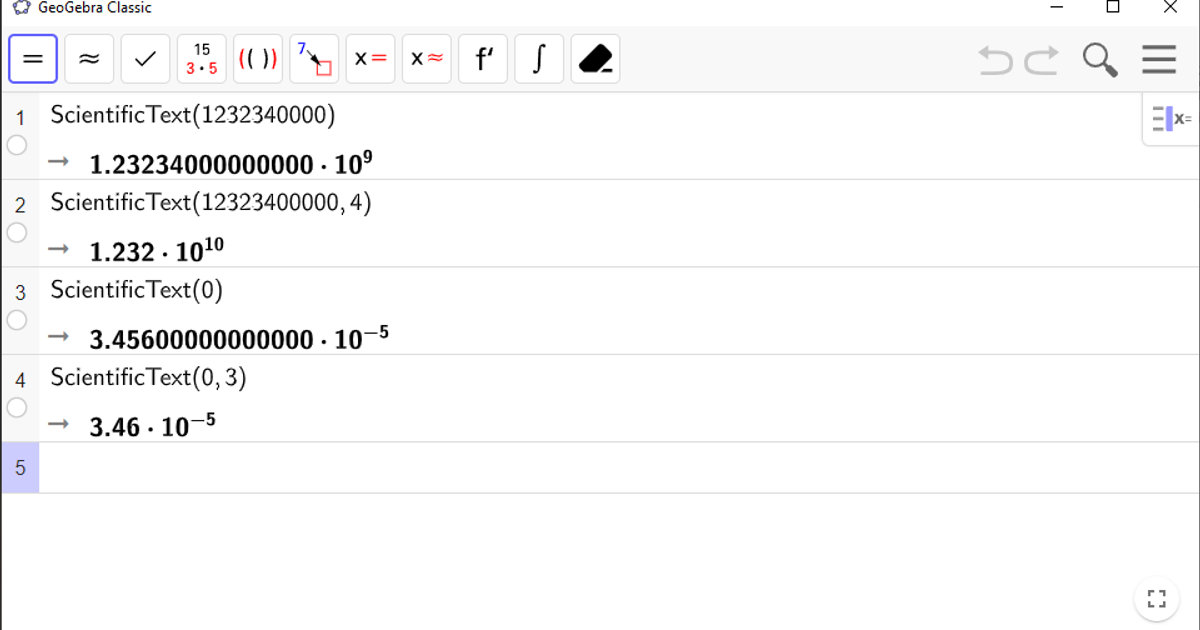Find the Scientific Notation of a Number Using GeoGebra House of Math