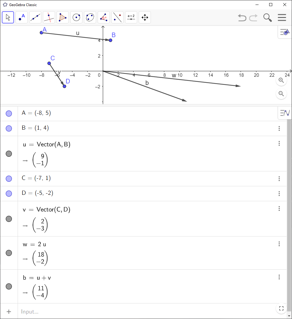 How to Graph a Vector in GeoGebra House of Math