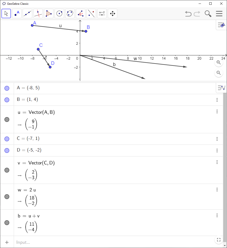 How To Graph A Vector In Geogebra House Of Math