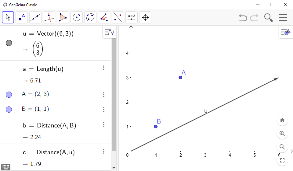 How to Graph a Vector in GeoGebra House of Math