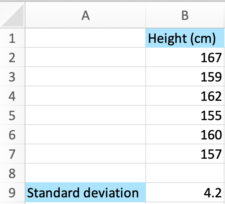 How to Calculate Standard Deviation in Excel House of Math