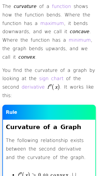 Article on How to Calculate the Curvature of a Function