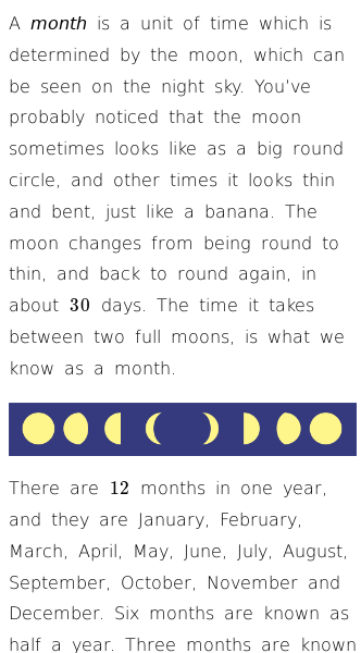 Article on What Are Months?