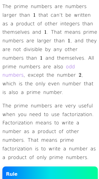 Article on What Are Prime Numbers?