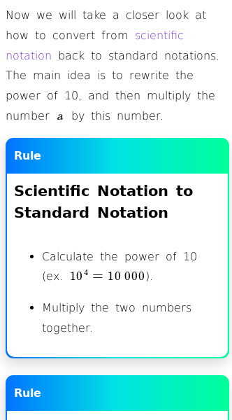 Article on How to Convert Scientific Notation to Standard Notation