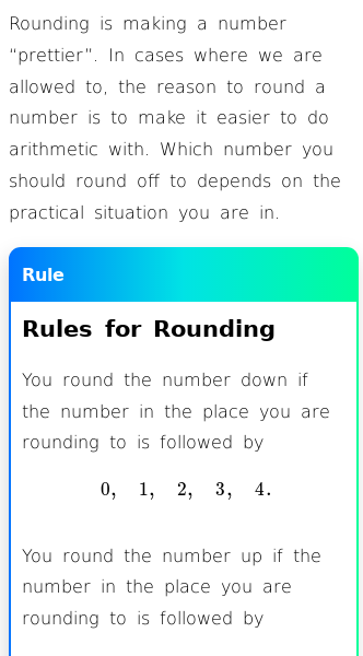 Article on How to Round a Number