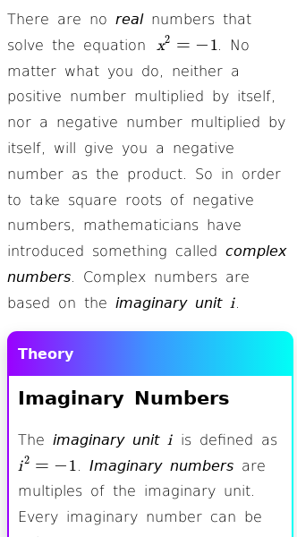 Article on What Are Complex Numbers?
