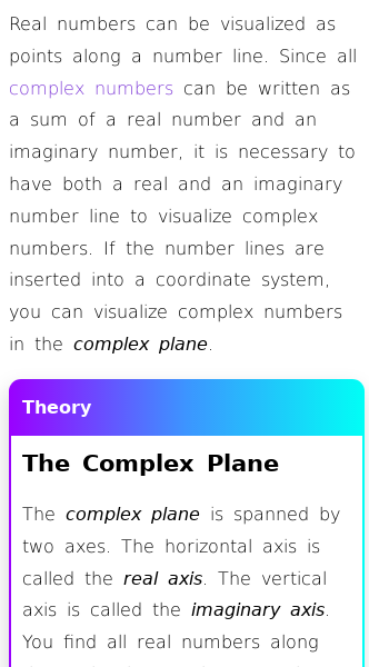 Article on What Does the Complex Plane Mean?