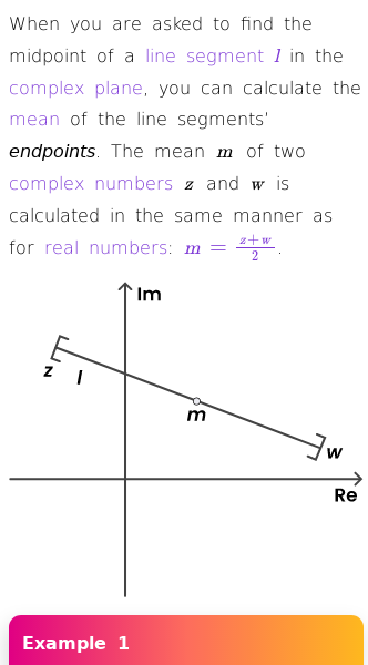 Article on How to Find the Midpoint of Two Complex Numbers