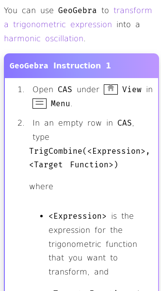 Trigonometric Calculations in GeoGebra | Free Guide
