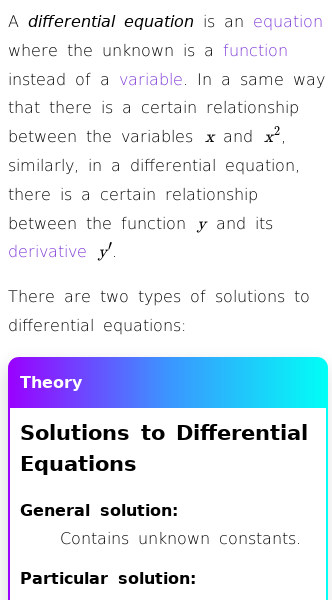 Article on What Is a Differential Equation?