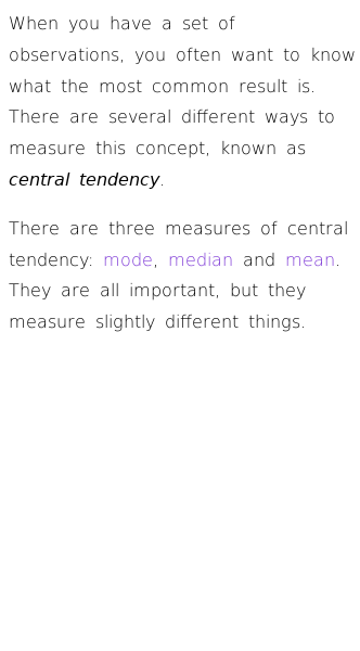 Article on What Is Central Tendency?