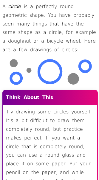 Article on What Is the Circumference and Area of a Circle?