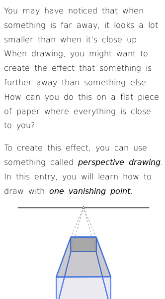 Article on How to Do Perspective Drawing with One Vanishing Point