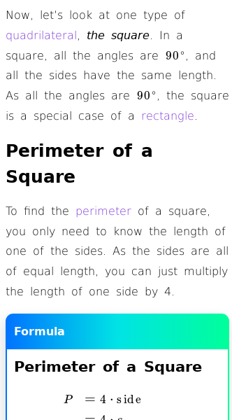 Article on How Do You Find the Perimeter and Area of a Square?