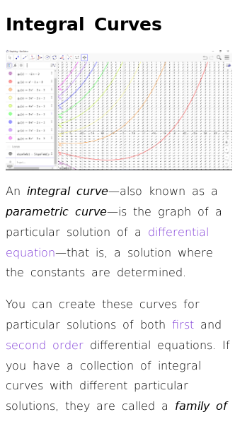Article on What Are Integral Curves and Direction Fields Used for?