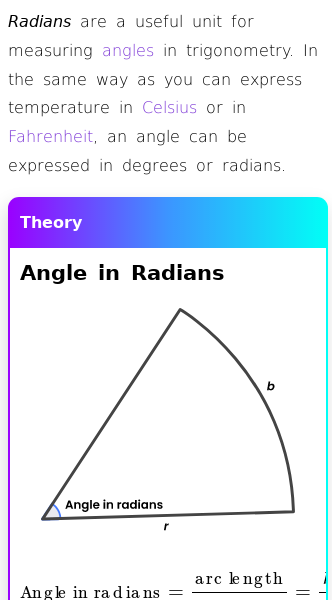 Article on How Do Radians Work?