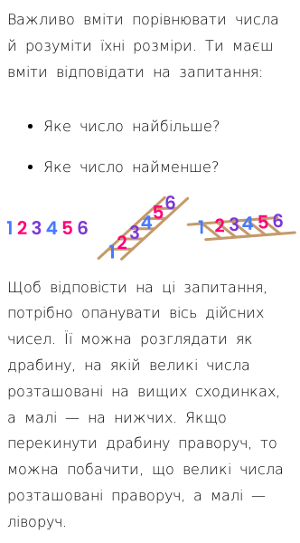 Стаття про Як порівнювати числа за розміром