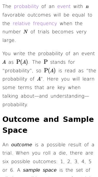 Article on What Is a Sample Space in Math?