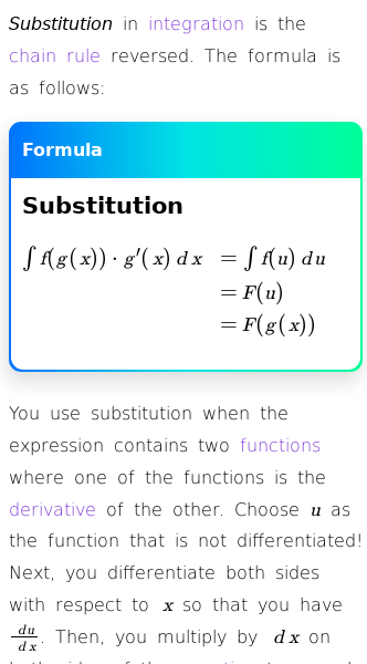 Article on How to Do Integration by Substitution