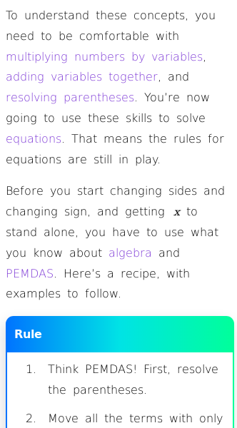 Article on How to Solve Equations with Parentheses