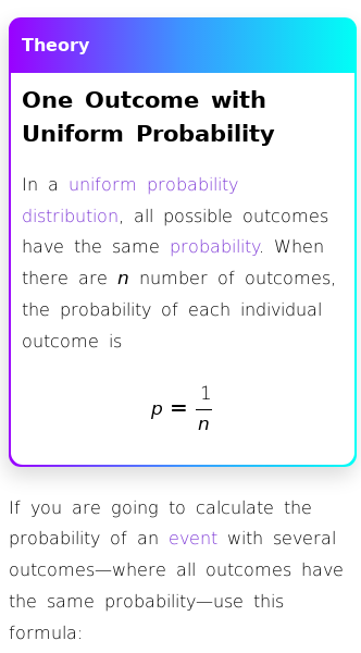 Article on What Does Uniform Probability Mean?