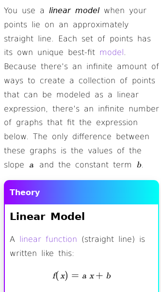 Article on What Are Linear Models?