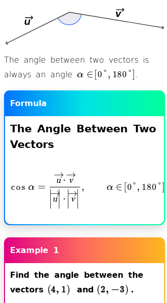 Vectors in Two Dimensions | Free Math Encyclopedia | House of Math