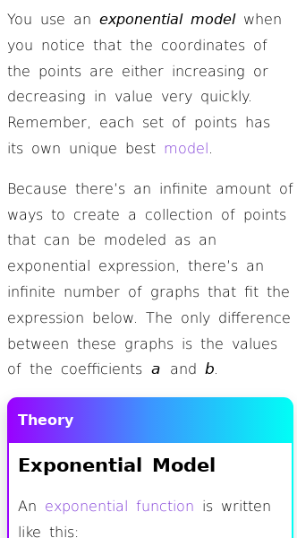 Article on What Are Exponential Models?