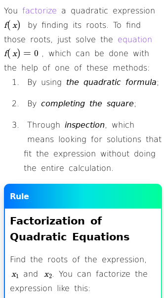 Article on How to Factorize Quadratic Expressions