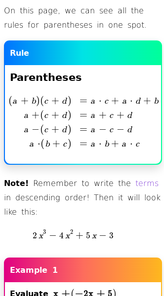 Article on What Are the Parentheses Rules?