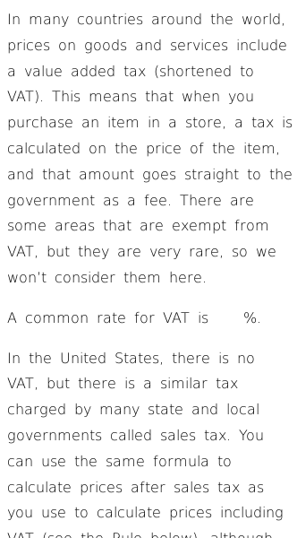 Article on How Value-added Tax Is Calculated