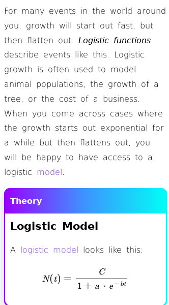 Article on What Are Logistic Models Used For?