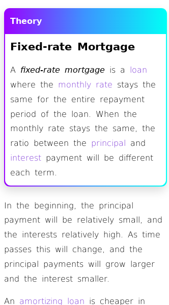 Article on How Is Fixed-rate Mortgage Calculated?