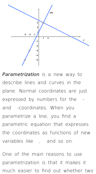 Article on How to Parametrize a Line