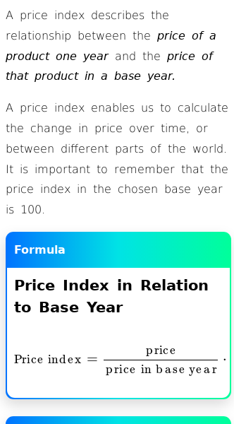 Article on What Are Price Index and Consumer Price Index?