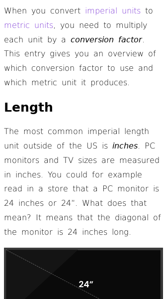 Article on How Do You Convert Imperial to Metric?