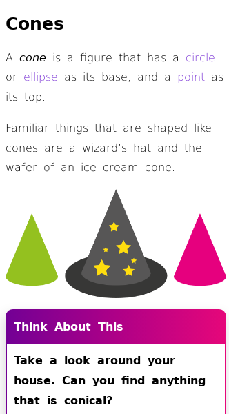 Article on How Are Cones and Pyramids Alike?
