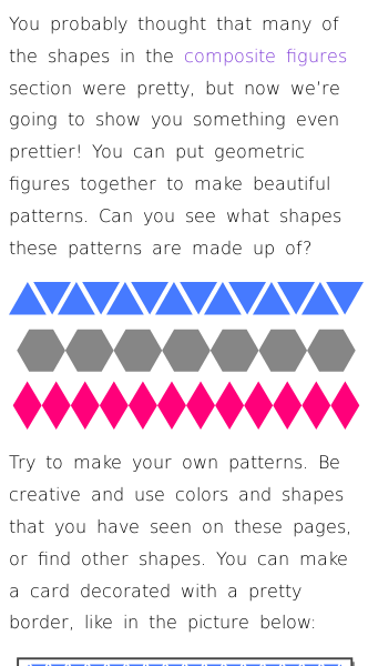 Article on Examples of Geometric Patterns