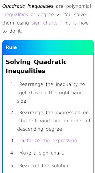 Article on What Are Quadratic Inequalities?