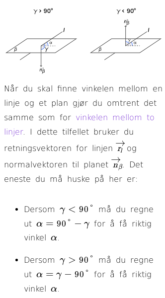 Vinkler i tre dimensjoner | Gratis oppslagsverk i matte