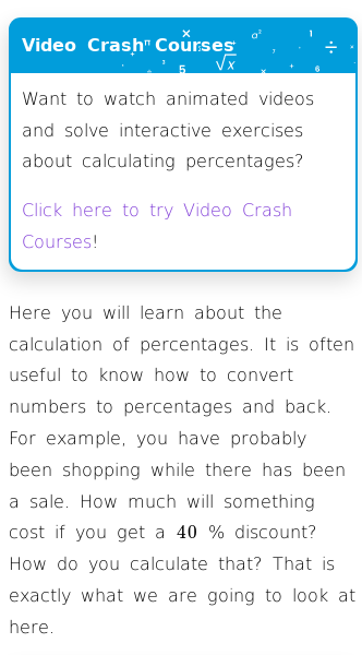 Article on How Can You Calculate Percentages?