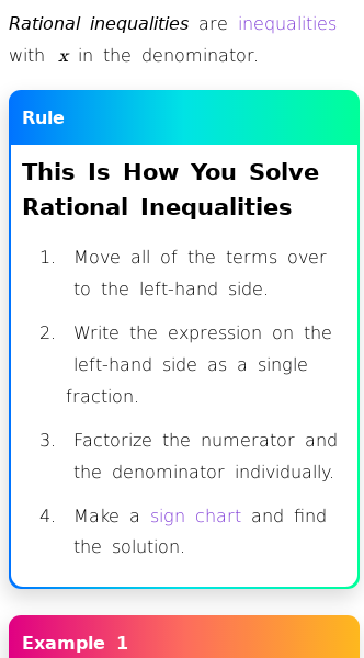 Article on What Are Rational Inequalities?