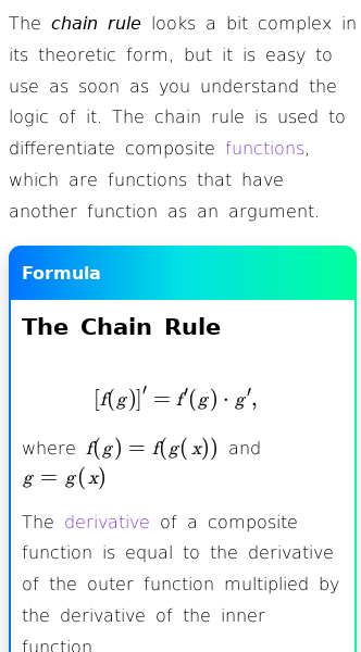 Article on How Does the Chain Rule for Differentiation Work?