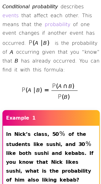 Article on What Is a Conditional Probability?