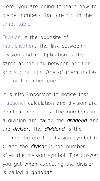 Article on How to Do Long Division